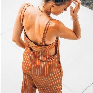 Striped Jumpsuit